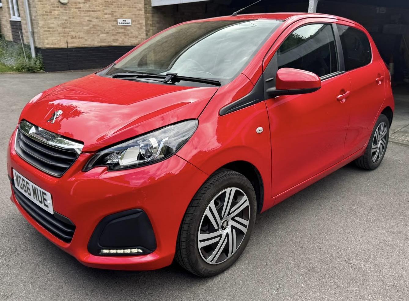 Peugeot 108 1.0 Active Hatchback 5dr Petrol 2 Tronic Euro 6 (68 ps)