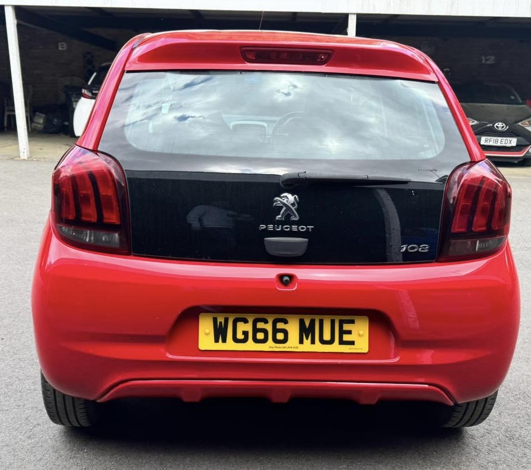 Peugeot 108 1.0 Active Hatchback 5dr Petrol 2 Tronic Euro 6 (68 ps)