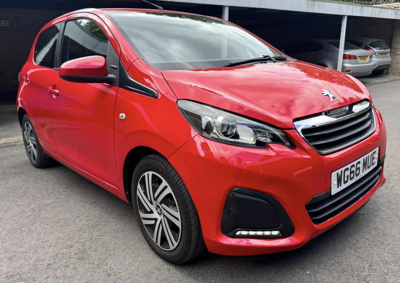 Peugeot 108 1.0 Active Hatchback 5dr Petrol 2 Tronic Euro 6 (68 ps)