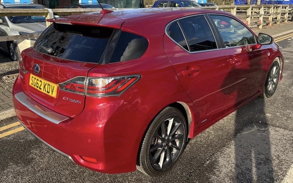 Lexus CT 1.8 200h F Sport Hatchback 5dr Petrol Hybrid CVT Euro 5 (s/s) (136 ps)