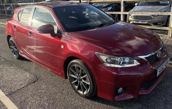Lexus CT 1.8 200h F Sport Hatchback 5dr Petrol Hybrid CVT Euro 5 (s/s) (136 ps)