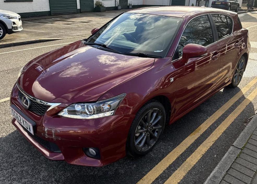 Lexus CT 1.8 200h F Sport Hatchback 5dr Petrol Hybrid CVT Euro 5 (s/s) (136 ps)